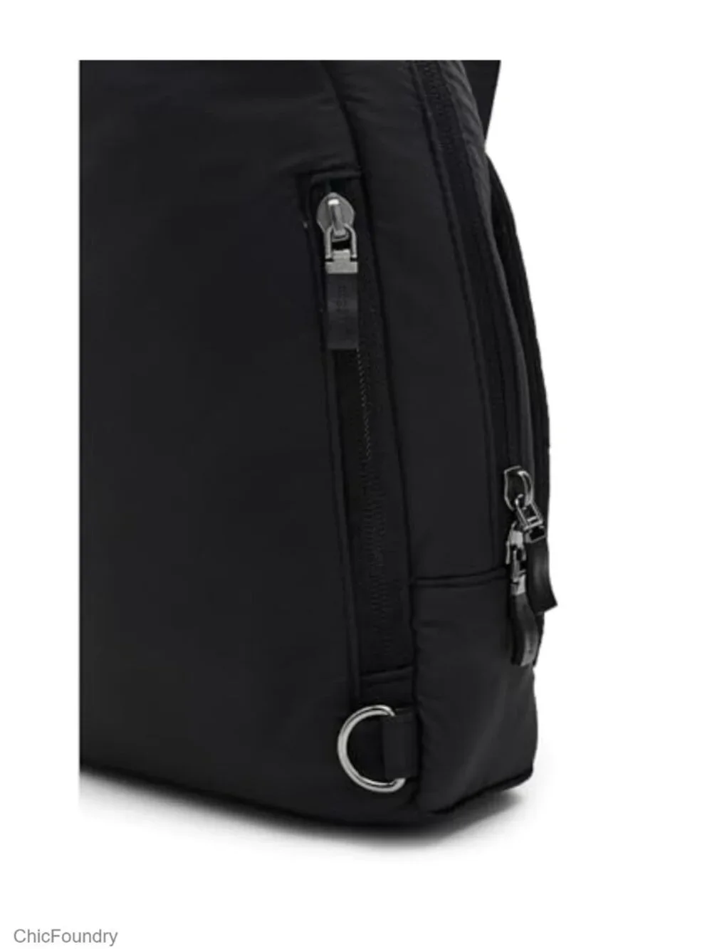 Quilted Sling Crossbody with Phone Pocket & Water Bottle Sleeve